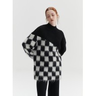 SINGER CHECKERED KNIT (BLACK)