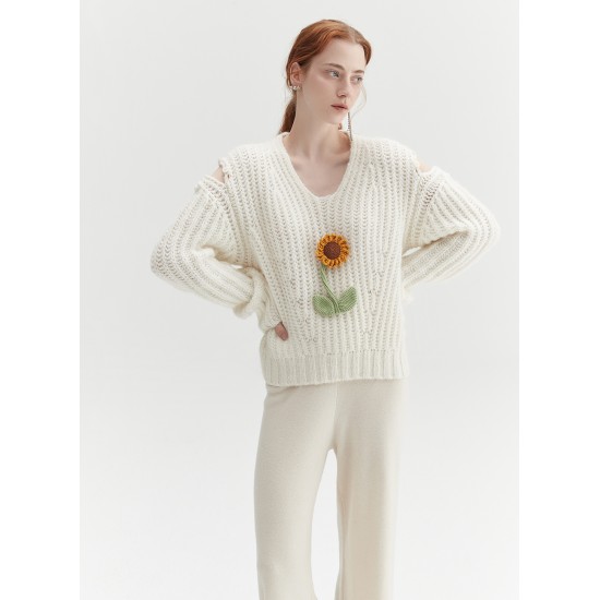 SUNFLOWER MOHAIR KNIT (IVORY)