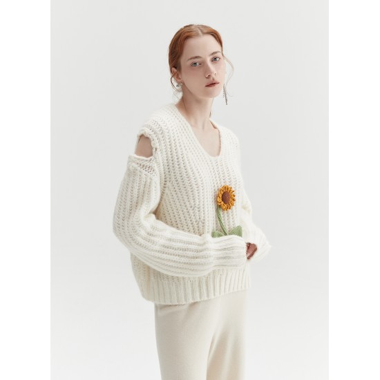 SUNFLOWER MOHAIR KNIT (IVORY)