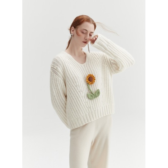 SUNFLOWER MOHAIR KNIT (IVORY)