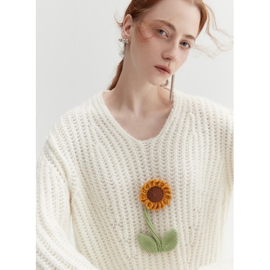 SUNFLOWER MOHAIR KNIT (IVORY)