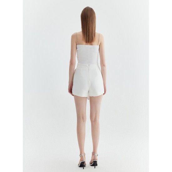 WILLA BOWTIE SHORTS (IVORY)