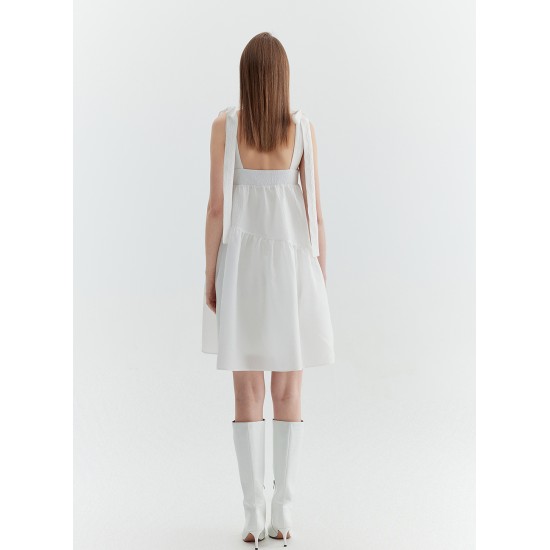 CRESCENT MOON DRESS (WHITE)