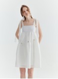 CRESCENT MOON DRESS (WHITE)