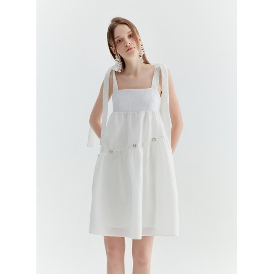 CRESCENT MOON DRESS (WHITE)