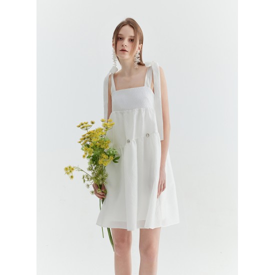 CRESCENT MOON DRESS (WHITE)