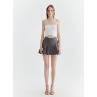 VELA PLEATED SKIRT (GREY)