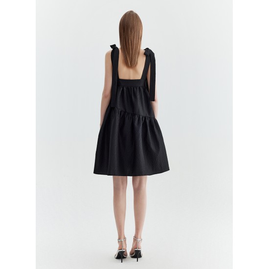 CRESCENT MOON DRESS (BLACK)