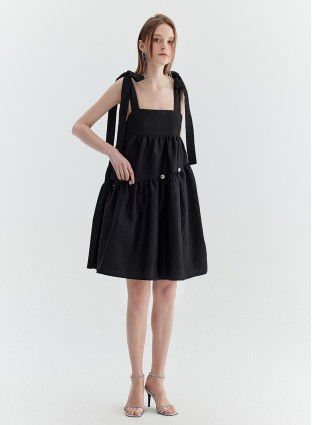 CRESCENT MOON DRESS (BLACK)