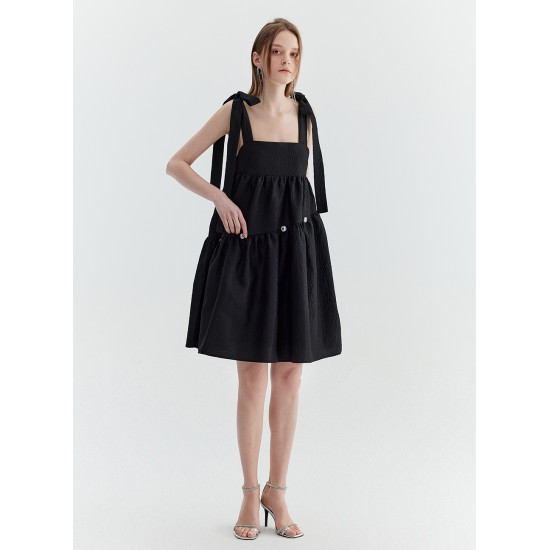 CRESCENT MOON DRESS (BLACK)