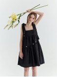 CRESCENT MOON DRESS (BLACK)