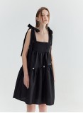 CRESCENT MOON DRESS (BLACK)