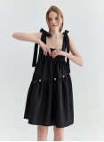 CRESCENT MOON DRESS (BLACK)