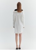 NORMA SHIRT DRESS (WHITE AND BLACK)