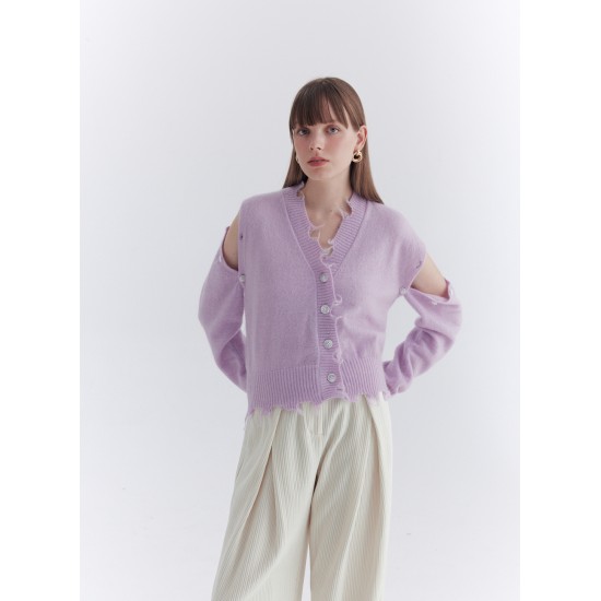 AURA MOHAIR KNIT (LILAC)