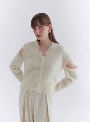 AURA MOHAIR KNIT (IVORY)