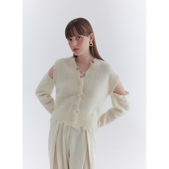 AURA MOHAIR KNIT (IVORY)