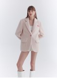 GRECA WOOL BLAZER (BABY PINK)