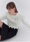 FLORAL KNIT JUMPER (IVORY)