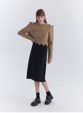 FLORAL KNIT JUMPER (CAMEL)