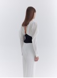 GALYA TOP (WHITE/BLACK)