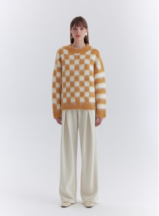 THE PAT KNIT (YELLOW/WHITE)