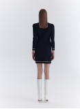 LEIA KNIT DRESS (BLACK)