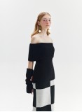 FINGERLESS MOHAIR KNIT (BLACK)