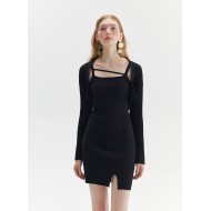 YOKO KNIT TWO-PIECE (BLACK)