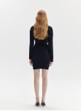 YOKO KNIT TWO-PIECE (BLACK)