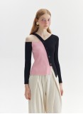 RAGU KNIT (BLACK AND PINK)