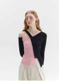 RAGU KNIT (BLACK AND PINK)