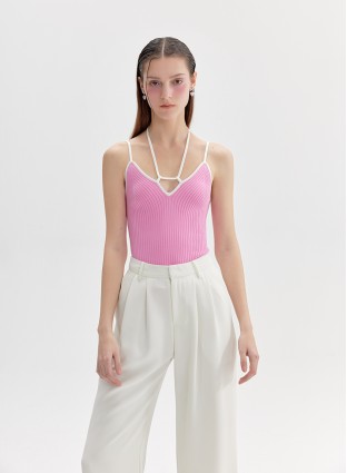 MESSINA KNIT TOP (PINK)