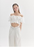 APRIL OFF-SHOULDER TOP (WHITE)