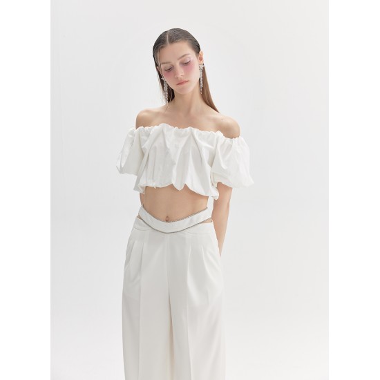 APRIL OFF-SHOULDER TOP (WHITE)