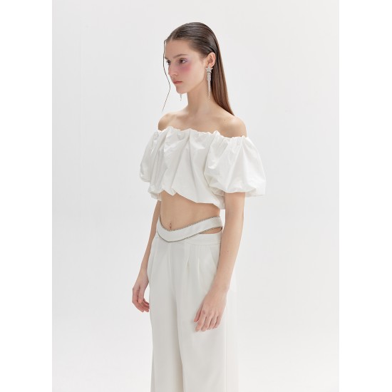 APRIL OFF-SHOULDER TOP (WHITE)