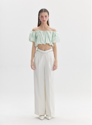 APRIL OFF-SHOULDER TOP (MINT)