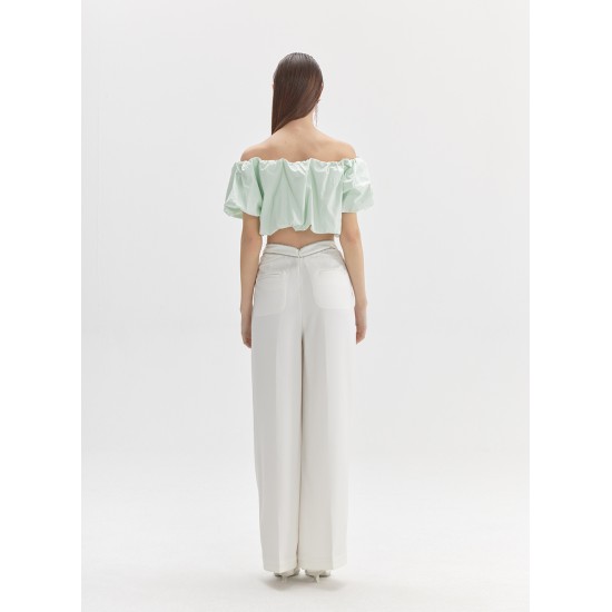 APRIL OFF-SHOULDER TOP (MINT)