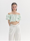 APRIL OFF-SHOULDER TOP (MINT)