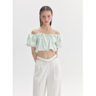 APRIL OFF-SHOULDER TOP (MINT)