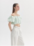 APRIL OFF-SHOULDER TOP (MINT)