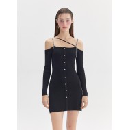 ALEXA KNIT DRESS (BLACK)