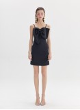 SILVANA BOWTIE DRESS (BLACK)