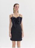 SILVANA BOWTIE DRESS (BLACK)