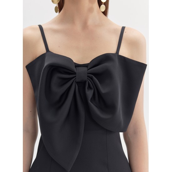 SILVANA BOWTIE DRESS (BLACK)