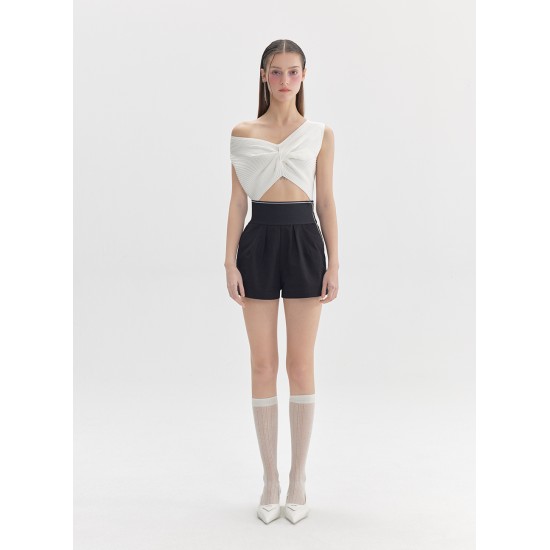 JAZ KNIT TOP (WHITE AND BLACK)