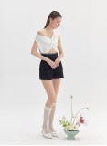 JAZ KNIT TOP (WHITE AND BLACK)