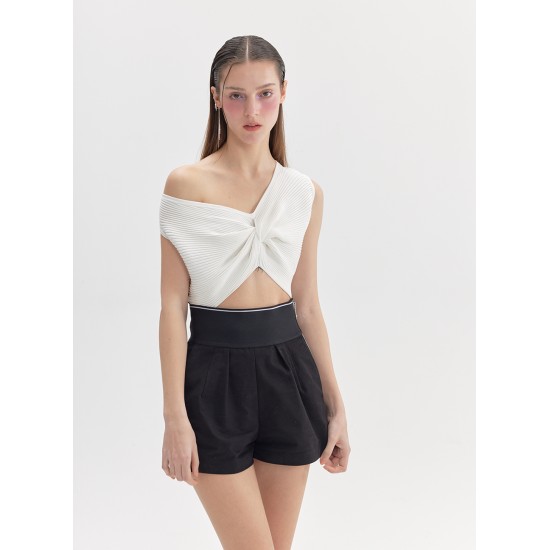 JAZ KNIT TOP (WHITE AND BLACK)