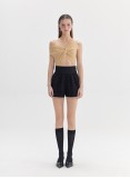 JAZ KNIT TOP (CAMEL AND BLACK)