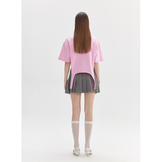 THE RUMIA T-SHIRT (FLAMINGO)